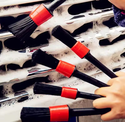 1pcs/5pcs Detailing Brush Set Car Brushes Car Detailing Brush For Auto Cleaning Dashboard Air Outlet Wheel Wash Maintenance Tool